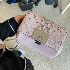 Michael kors pink cross body bag
